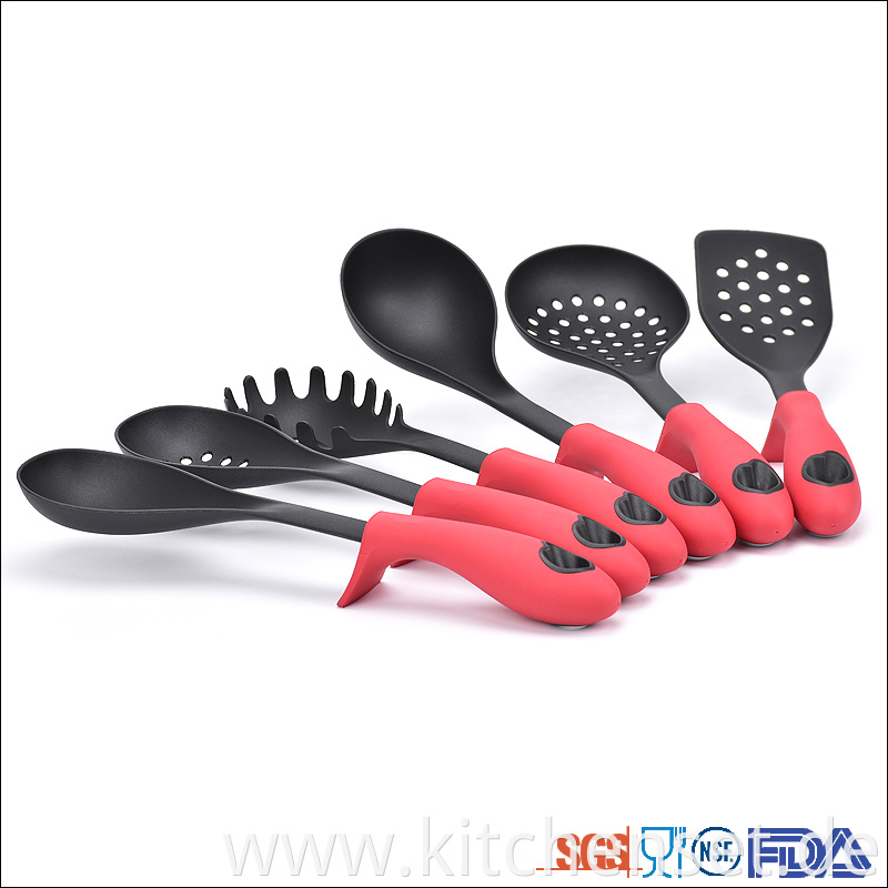 6 Piece household cooking nylon premium kitchen utensils